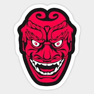 Oni Mask Sticker